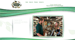 Desktop Screenshot of cornerhealthfood.com